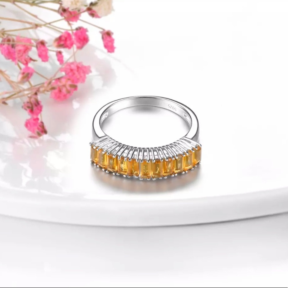 Citrine Band S925